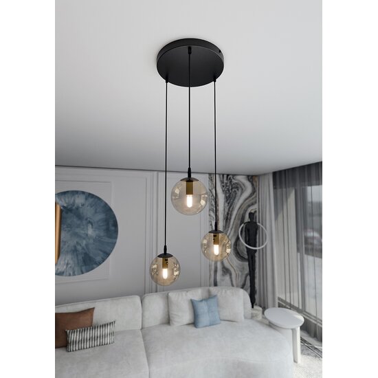 Emibig Emibig COSMO 3 BL PREMIUM MIODOWY - Moderne Pendelleuchte für stilvolle Beleuchtung