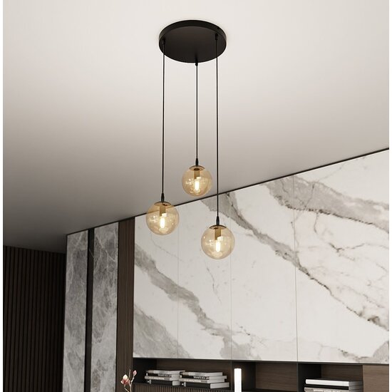 Emibig Emibig COSMO 3 BL PREMIUM MIODOWY - Lámpara colgante moderna para una iluminación elegante