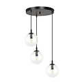 Emibig Emibig COSMO 3 BL PREMIUM TRANSPARENT - Modern pendant lamp for stylish lighting
