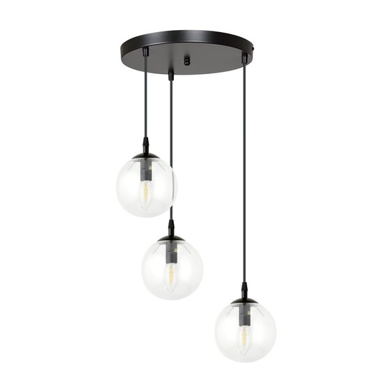 Emibig Emibig COSMO 3 BL PREMIUM TRANSPARENT - Modern pendant lamp for stylish lighting
