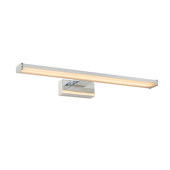 LUCIDE LUCIDE ONNO - Lámpara de Espejo para Baño - LED - 1x12W 3000K - IP44 - Cromo Mate - Iluminación perfecta para tu baño