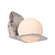 LUCIDE LUCIDE DAVY - Aplique de Baño - 1xG9 - IP44 - Negro