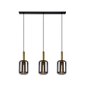 LUCIDE LUCIDE JOANET - Pendant Lamp - 3xE27 - Fumé - Ideal for creating a cozy atmosphere