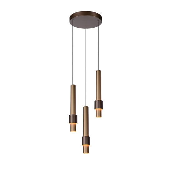 LUCIDE LUCIDE MARGARY - Lámpara Colgante - Ø 28 cm - LED Regulable - Ideal para crear un ambiente acogedor