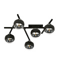Emibig Emibig Beautiful ceiling lamp with 5 striped bulbs E14 - Perfect for stylish lighting