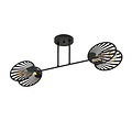 Emibig Emibig Lampe de plafond mystérieuse avec métal translucide 2x E27 - Créez une ambiance chaleureuse dans votre espace