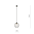 Emibig Emibig Spherical black metal wire hanging lamp around 1x E27 - Create a cozy ambiance in your home