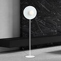 Emibig Emibig White standing lamp finished with milk glass ball of 14 cm E14 - Create a cozy ambiance in your space