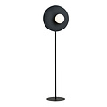Emibig Emibig Black standing lamp finished with milk glass ball of 14 cm E14 - Perfect for creating a cozy atmosphere in any room