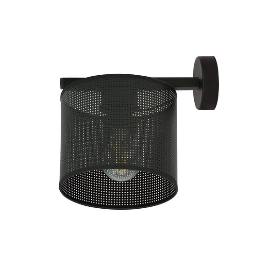 Emibig Emibig Gentofte black wall lamp 1XE27 with metal shade - Ideal lighting for any space