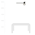 Emibig Emibig Horsens elegante designlamp voor plafond met rookglazen bol E14 - Perfect voor een stijlvolle ambiance in uw woonkamer