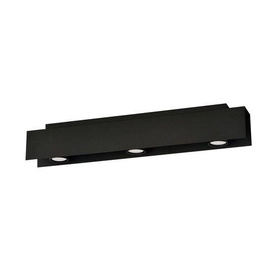 Emibig Emibig Silkeborg black ceiling spotlights 3x GU10 for spotlights - Ideal lighting for modern interiors