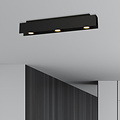 Emibig Emibig Focos de techo negros Silkeborg 3x GU10 para focos - Iluminación ideal para interiores modernos