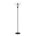 Emibig Emibig Kolding black floor lamp with milk glass bulbs E14 - Ideal for creating a cozy atmosphere in your home