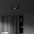 Emibig Emibig Foco de techo rectangular negro Silkeborg 1x GU10 - Ideal para interiores modernos