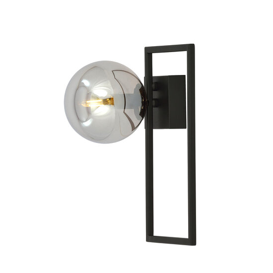 Emibig Emibig Horsens Deckenleuchte schwarz mit begaster Glaskugel E14 - Ideal für stilvolle Beleuchtung