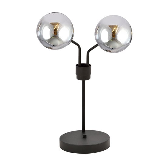 Emibig Emibig Kolding table lamp black with fumed glass balls E14 - Stylish lighting for any interior
