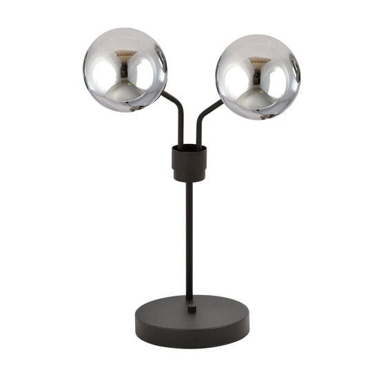 Emibig Emibig Kolding table lamp black with fumed glass balls E14 - Stylish lighting for any interior