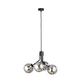 Emibig Emibig Kolding 4 lampes suspension ampoules fumées pour lampe E14 - Éclairage élégant pour tous les intérieurs