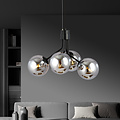 Emibig Emibig Kolding 4 lamp hanging lamp smoked bulbs for E14 lamp - Stylish lighting for any interior