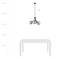 Emibig Emibig Kolding 4 lamp hanging lamp smoked bulbs for E14 lamp - Stylish lighting for any interior