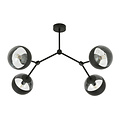 Emibig Emibig Viborg special hanging lamp with 4 branches and striped bulbs E14 - Ideal for creating a cozy atmosphere in your living spaces