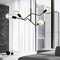 Emibig Emibig Vejle 4 lamp hanging lamp black 4x E27 - Perfect lighting for any space