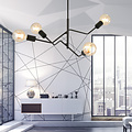 Emibig Emibig Vejle 4 lamp hanging lamp black 4x E27 - Perfect lighting for any space