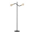 Emibig Emibig Lampe sur pied Odense avec 2 connexions E27 dorées - Idéale pour un éclairage élégant