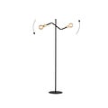 Emibig Emibig Lampe sur pied Odense avec 2 connexions E27 dorées - Idéale pour un éclairage élégant