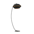 Emibig Emibig Exceptional black arc lamp floor lamp E27 black and gold - Ideal for stylish living room lighting