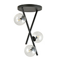 Emibig Emibig Black ceiling lamp with hanging tiges and 3 transparent round glass balls E14 - Perfect for modern interiors