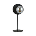 Emibig Emibig Schwarze Design-Tischlampe mit Milchglaskugel-Akzent E14 - Perfekt für jeden modernen Raum