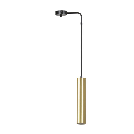Emibig Emibig Porvoo 1L black and gold hanging lamp long tube 1x GU10 - Ideal for modern interiors