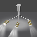 Emibig Emibig Mikkeli weiß + gold 3x GU10 ausrichtbare Hängeleuchte - Schaffen Sie eine gemütliche Atmosphäre in Ihrem Zuhause