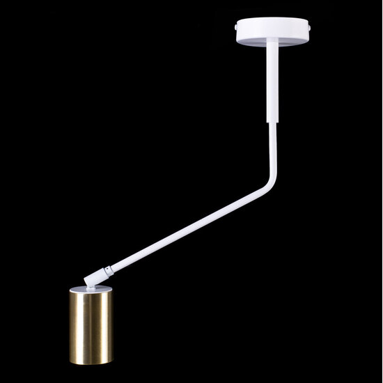 Emibig Emibig Mikkeli blanc avec or 1x GU10 lampe suspendue orientable - Éclairage parfait pour chaque espace