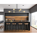 Emibig Emibig Kotka 6L E27 G95 lampe suspendue noire avec laiton - Éclairage élégant pour tous les intérieurs