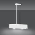 Emibig Emibig Vaasa 2L white hanging lamp beam 2x E27 - Ideal lighting for any space