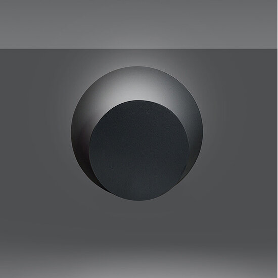 Emibig Emibig Pori lámpara de pared negra 1x E27 - Ideal para crear un ambiente acogedor