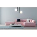 Emibig Emibig Lámpara de techo curvada Tampere negra y dorada con 2 bombillas de vidrio blanco E14 - Iluminación ideal para cualquier espacio