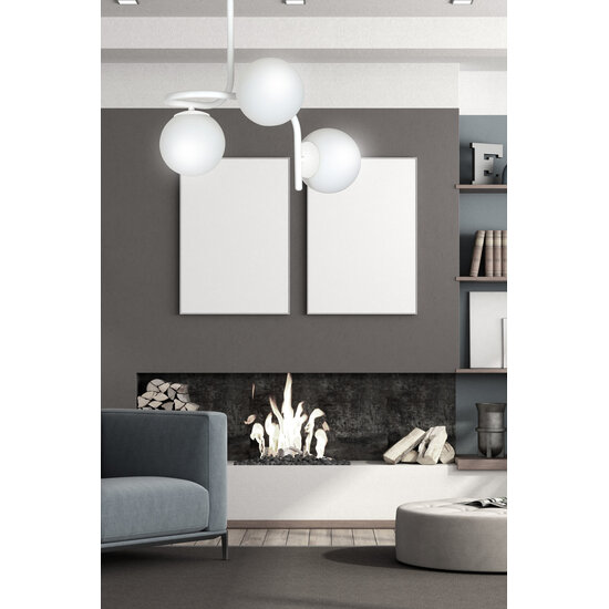 Emibig Emibig Helsinki ceiling lighting white with 3 white bulbs for E14 - Perfect lighting for any space