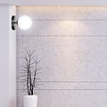 Emibig Emibig Aplique de pared Struer negro y dorado con 1 bombilla de vidrio blanco E14 - Perfecto para añadir elegancia a tu espacio vital