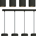 Emibig Emibig Albertslund 6 kokers XXL hanglamp zwart 6x E27 - Creëer een gezellige sfeer in uw huis