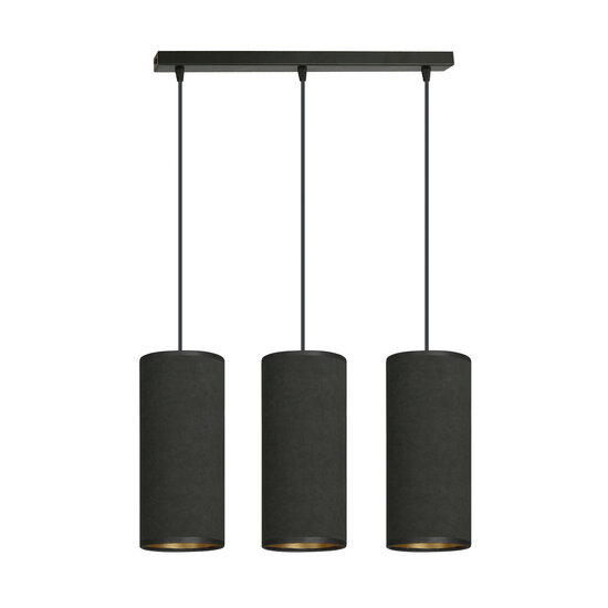 Emibig Emibig Albertslund lámpara colgante mediana negra 3x E27 - Crea un ambiente acogedor en tu hogar