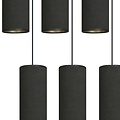 Emibig Emibig Albertslund 3 cilinders medium hanglamp zwart 3x E27 - Creëer een sfeervolle ambiance in uw huis