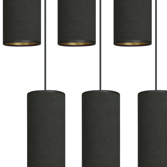 Emibig Emibig Albertslund lámpara colgante mediana negra 3x E27 - Crea un ambiente acogedor en tu hogar