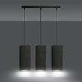 Emibig Emibig Albertslund 3 cylinders medium hanging lamp black 3x E27 - Create a cozy ambiance in your home