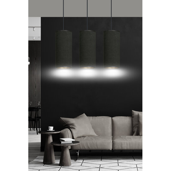 Emibig Emibig Albertslund lámpara colgante mediana negra 3x E27 - Crea un ambiente acogedor en tu hogar