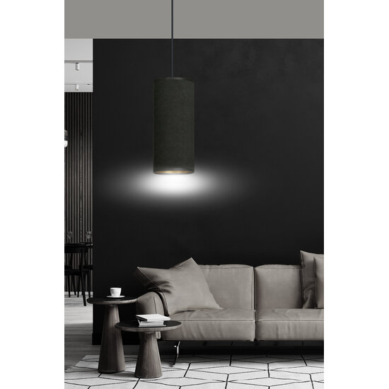 Emibig Emibig Albertslund elegante schwarze Einzylinder-Hängelampe E27 - Ideal für moderne Innenräume