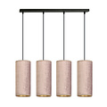 Emibig Emibig Rebild 4 cilinders grote hanglamp roze 4x E27 - Perfect voor sfeervolle ruimtes